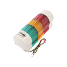 Coloană de semnalizare; roşu/ambră/verde; LED; 24VDC; IP54; QWT