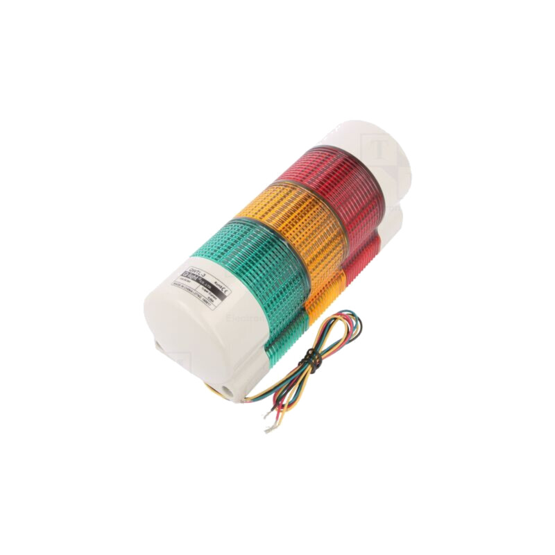 Coloană de semnalizare; roşu/ambră/verde; LED; 24VDC; IP54; QWT Coloană de semnalizare; roşu/ambră/verde; LED; 24VDC; IP54; QWT