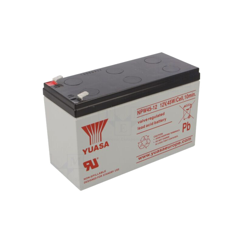 Acumul: plumb-acid; 12V; 8,5Ah; AGM; nu necesită întreţinere Acumul: plumb-acid; 12V; 8,5Ah; AGM; nu necesită întreţinere