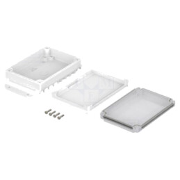 Carcasă: desktop; BoVersa; X: 88mm; Y: 162mm; Z: 45mm; albe; IP66,IP68