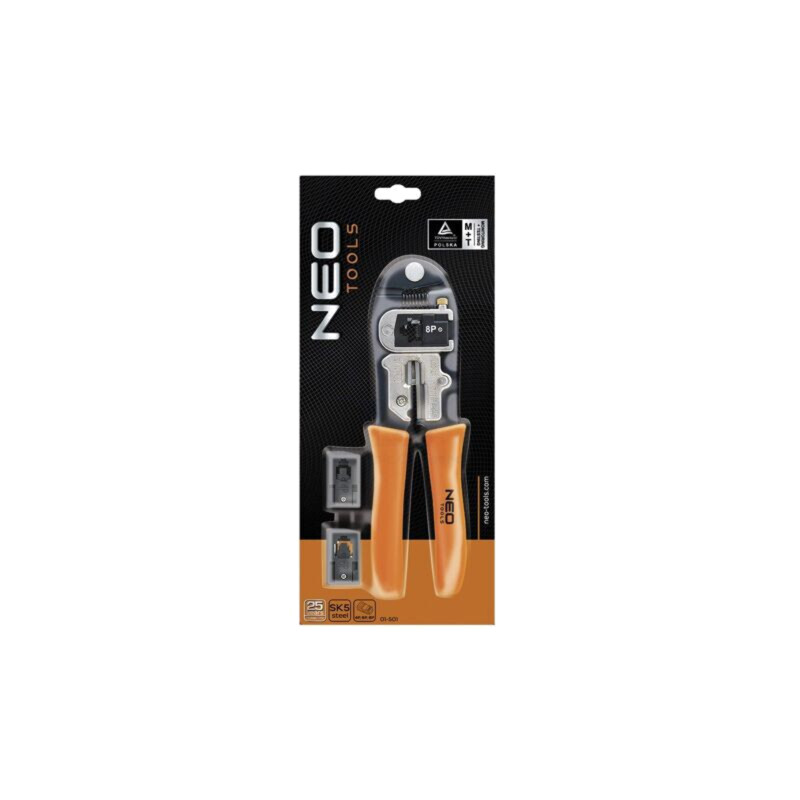 Unealtă: de sertizare; conectori RJ11,conectori RJ45; 195mm Unealtă: de sertizare; conectori RJ11,conectori RJ45; 195mm