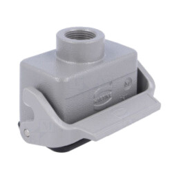 Enclosure for connectors: HDC; size 10B; for cable; Han; M20
