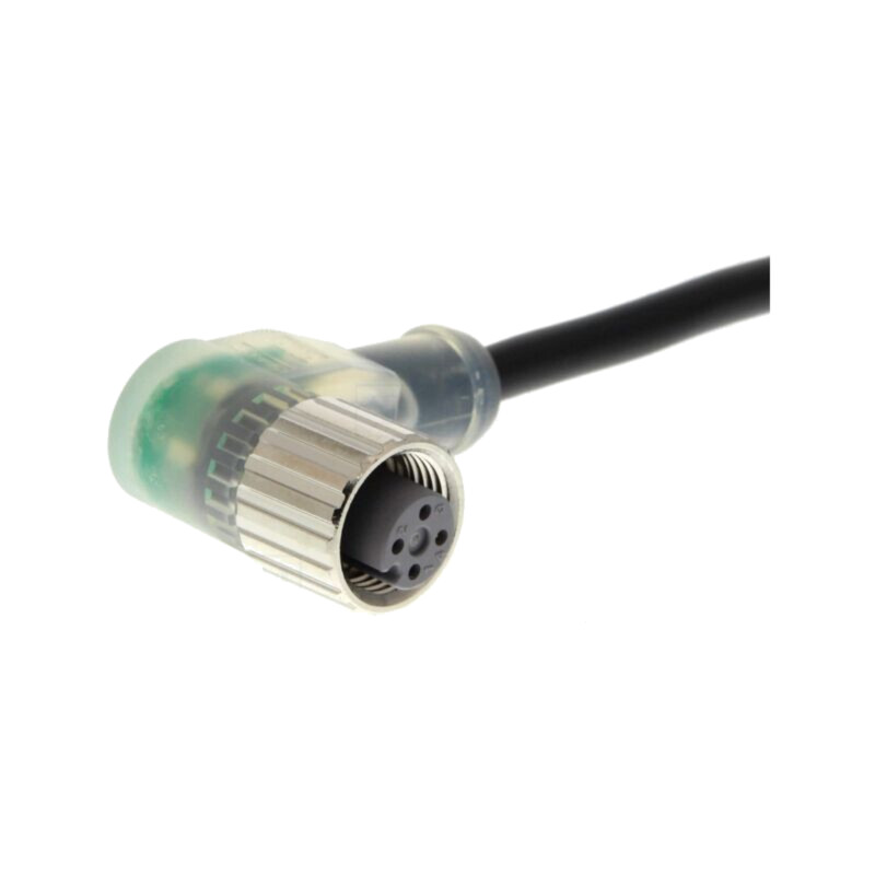 Cablu: pentru senzori/automatizări; M12; PIN: 4; în unghi; 5m; PUR Cablu: pentru senzori/automatizări; M12; PIN: 4; în unghi; 5m; PUR