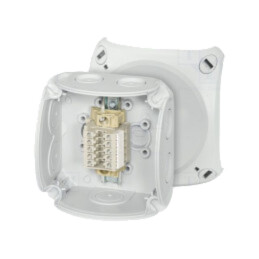 Carcasă: cutie de conexiuni; IP66; cu cleme; gri; ENYCASE®