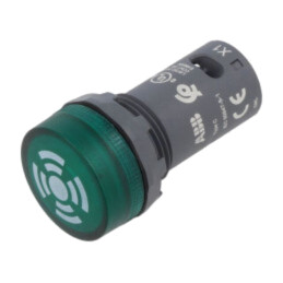 Semnalizator: luminos şi acustic; 22mm; CB1; Ø22,3mm; 24VAC; 24VDC