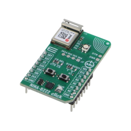 Click board; Comp: NINA-B222; placă prototip; Bluetooth; 3,3VDC