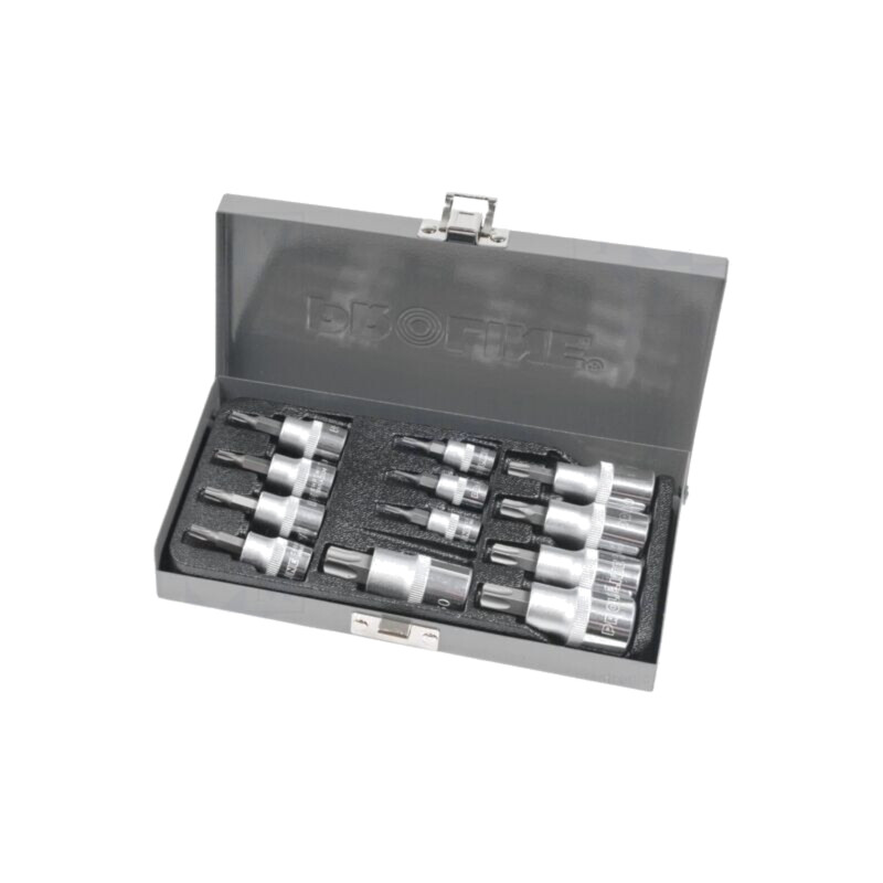 Set chei; tubulară,Torx®; oţel crom-vanadium; 12buc. Set chei; tubulară,Torx®; oţel crom-vanadium; 12buc.