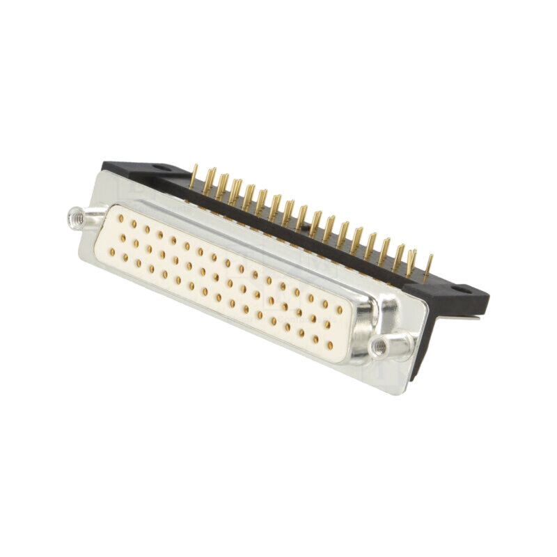 D-Sub; PIN: 50; soclu; mamă; pt.montare pe panou,pentru PCB; THT