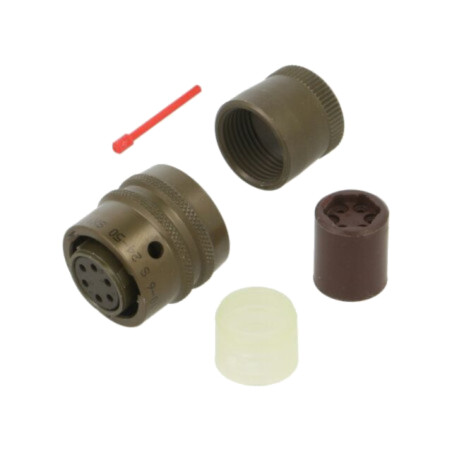 Conector: circular; mufă; mamă; PT/451; 7,5A; 600V; PIN: 6; drept