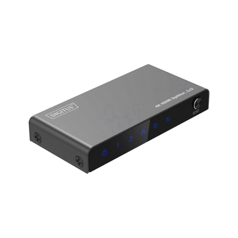 Splitter; HDCP 2.2,HDMI 2.0; neagră; Ieşire: HDMI soclu x2; metal Splitter; HDCP 2.2,HDMI 2.0; neagră; Ieşire: HDMI soclu x2; metal