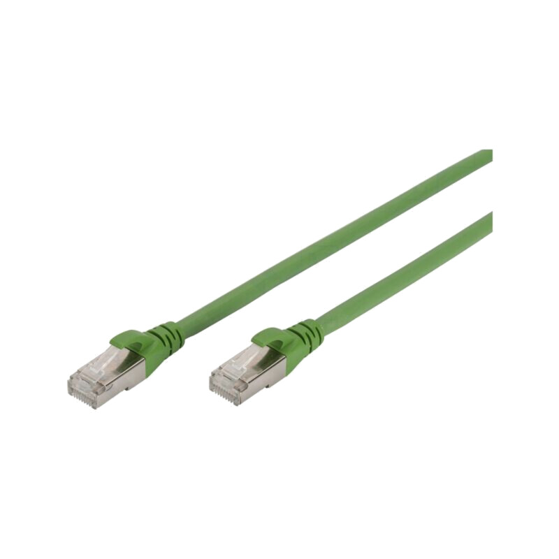Patch cord; RJ45 mufă,din ambele părţi; S/FTP; 6a; litat; Cu; PUR Patch cord; RJ45 mufă,din ambele părţi; S/FTP; 6a; litat; Cu; PUR
