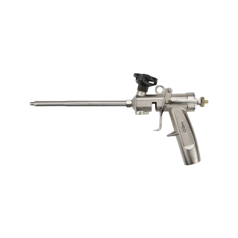 Pistol pentru spumă de montare; cu cap din alamă; aluminiu