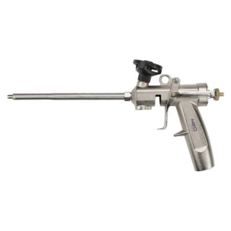 Pistol pentru spumă de montare; cu cap din alamă; aluminiu