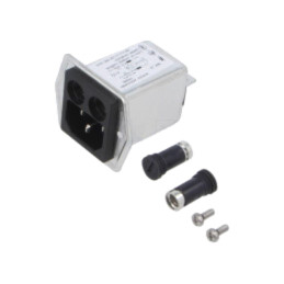 Conector: alimentare AC; soclu; tată; 8A; 250VAC; C14 (E); 5707
