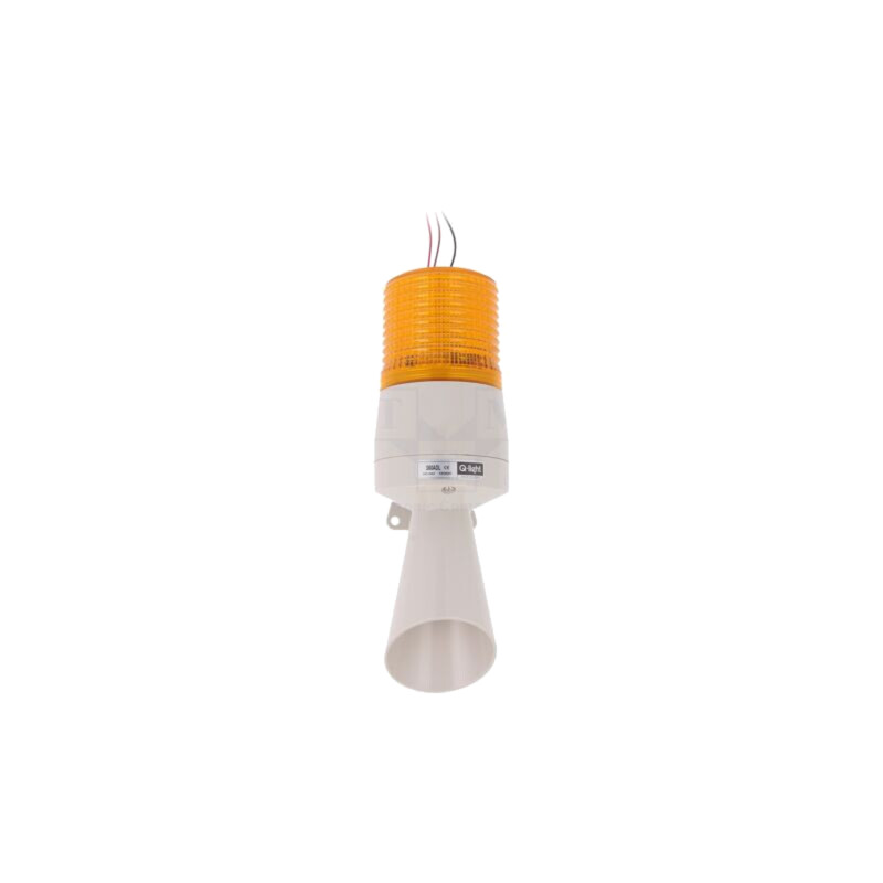 Semnalizator: luminos şi acustic; 24VDC; LED; ambră; IP54; S60AD
