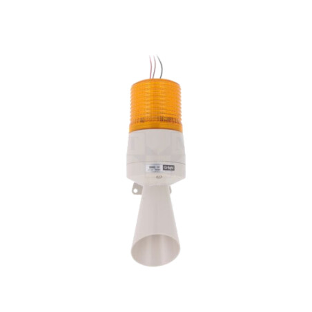 Semnalizator: luminos şi acustic; 24VDC; LED; ambră; IP54; S60AD