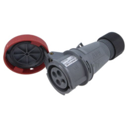 Conector: alimentare AC trifazate; IP&S; 16A; 415V; 415VAC; mufă