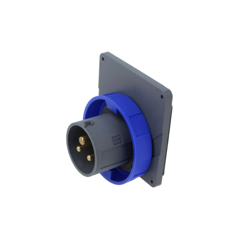 Conector: alimentare AC trifazate; IP&S; 16A; 250V; 250VAC; soclu