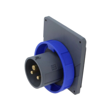 Conector: alimentare AC trifazate; IP&S; 16A; 250V; 250VAC; soclu