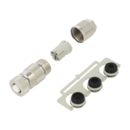 Conector: M12; mufă; PIN: 3; mamă; HARAX; 32V; drept; IP67; IDC