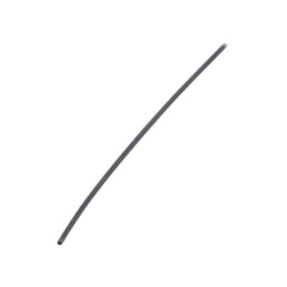 Manşon termocontractabil; 2: 1; 1,6mm; L: 1,2m; neagră; poliolefină