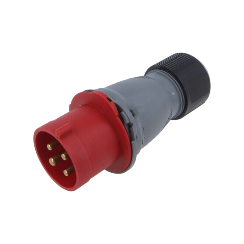 Conector: alimentare AC trifazate; IP&S; 32A; 460V; mufă; tată Conector: alimentare AC trifazate; IP&S; 32A; 460V; mufă; tată