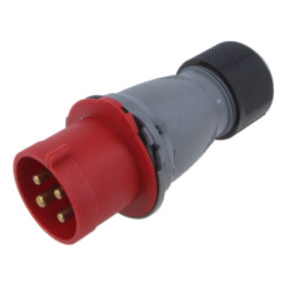 Conector: alimentare AC trifazate; IP&S; 32A; 460V; mufă; tată