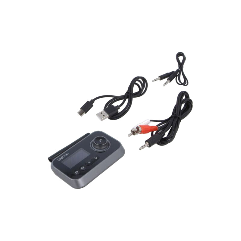 Receiver BT; neagră; Jack 3,5mm,USB C soclu; 10m; Bluetooth: 5.0 Receiver BT; neagră; Jack 3,5mm,USB C soclu; 10m; Bluetooth: 5.0