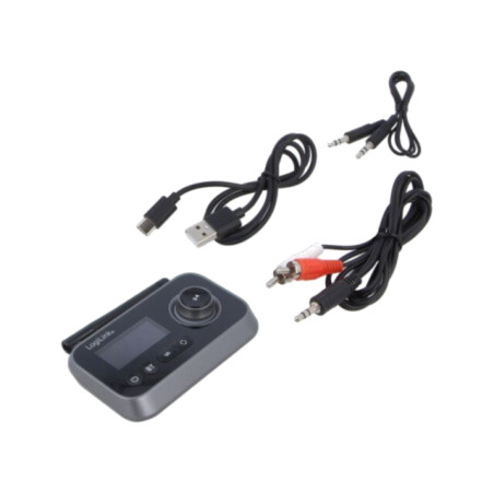 Receiver BT; neagră; Jack 3,5mm,USB C soclu; 10m; Bluetooth: 5.0