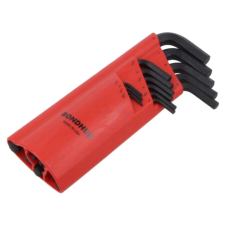 Set chei; imbus,sferic; ProTanium®,oţel; lungă; GorillaProof®