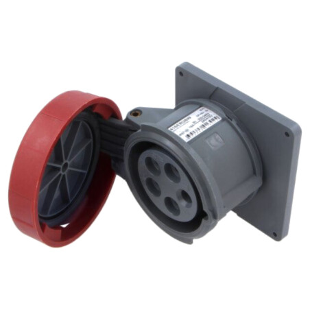 Conector: alimentare AC trifazate; IP&S; 415V; soclu; mamă; PIN: 5