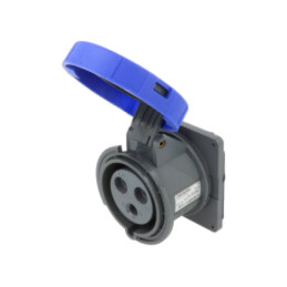 Conector: alimentare AC trifazate; IP&S; 250VAC; soclu; mamă; IP67