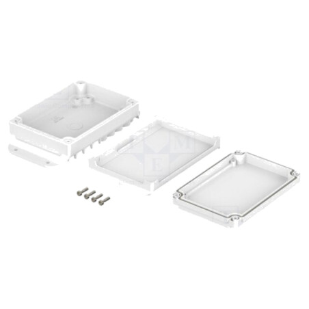 Carcasă: desktop; BoVersa; X: 88mm; Y: 162mm; Z: 45mm; albe; IP66,IP68