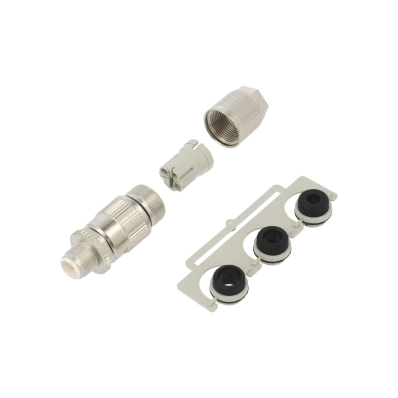 Conector: M12; mufă; PIN: 3; tată; HARAX; 32V; drept; IP67; IDC