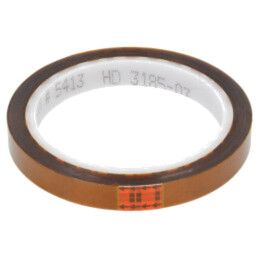 Bandă: pt.temperaturi ridicate; Thk: 0,07mm; 62%; ambră; -73÷260°C