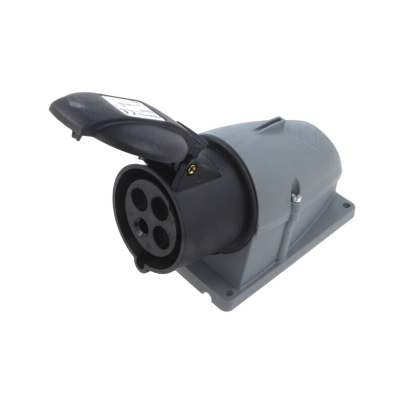 Conector: alimentare AC trifazate; IP&S; 500VAC; soclu; mamă; IP44