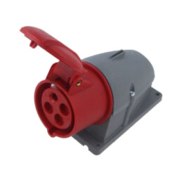Conector: alimentare AC trifazate; IP&S; 460V; soclu; mamă; PIN: 4