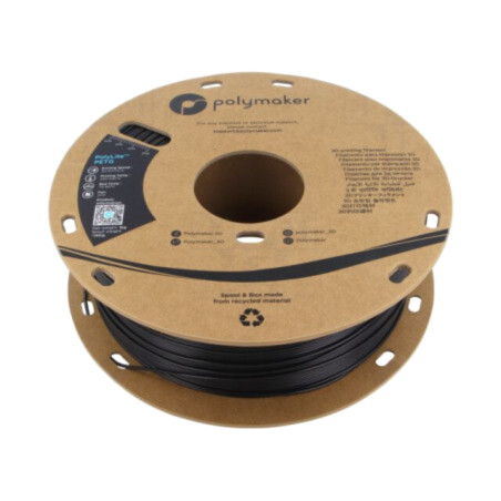 Filament: PET-G; 1,75mm; neagră; 230÷240°C; 1kg; Temp.masă: 70÷80°C