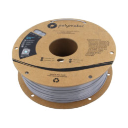 Filament: PET-G; 1,75mm; gri; 230÷240°C; 1kg; Temp.masă: 70÷80°C