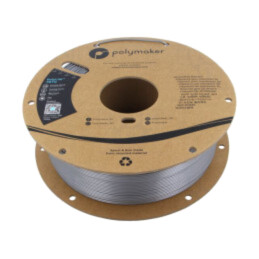 Filament: PET-G; 1,75mm; argintie; 230÷240°C; 1kg; PolyLite™