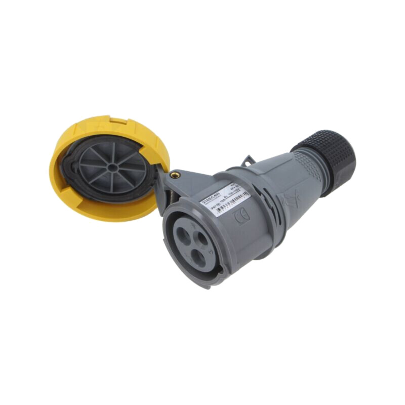 Conector: alimentare AC trifazate; IP&S; 16A; 130V; mufă; mamă Conector: alimentare AC trifazate; IP&S; 16A; 130V; mufă; mamă