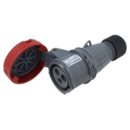 Conector: alimentare AC trifazate; IP&S; 16A; 415V; mufă; mamă