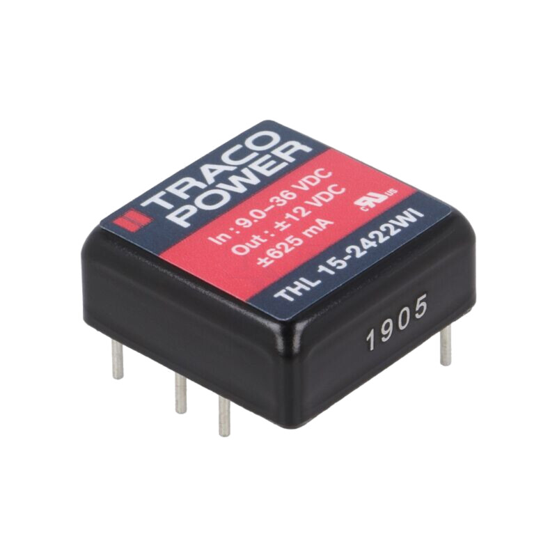 Convertor: DC/DC; 15W; Uintr: 9÷36VDC; Uieş: 12VDC; Uieş2: -12VDC Convertor: DC/DC; 15W; Uintr: 9÷36VDC; Uieş: 12VDC; Uieş2: -12VDC