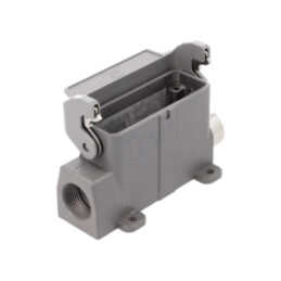 Enclosure for connectors: HDC; size 16A; Han; IP65; with latch