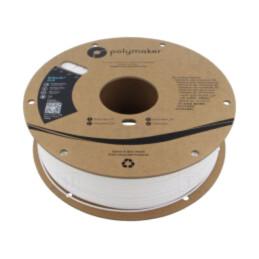 Filament: PLA; 1,75mm; albă; 190÷230°C; 1kg; Temp.masă: 45°C