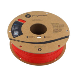 Filament: PLA; 1,75mm; roşie; 190÷230°C; 1kg; Temp.masă: 45°C