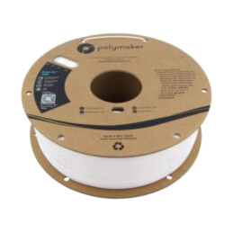 Filament: ABS; 1,75mm; albă; 245÷265°C; 1kg; Temp.masă: 90÷100°C