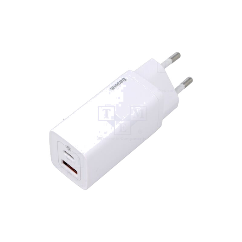 Alimentator: pulsatoriu; alimentare,plug-in; 5÷20VDC; 65W; albă