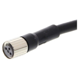 Cablu: pentru senzori/automatizări; M8; PIN: 3; drept; 10m; PUR