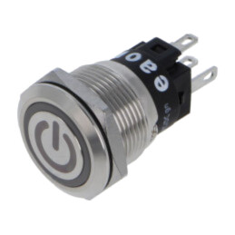 Comutator: anti-vandalism; Poz: 2; SPDT; 3A/240VAC; 3A/240VDC; 24V